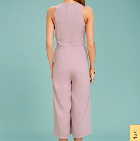 On Track Mauve Midi Jumpsuit - Picture 3 of 3